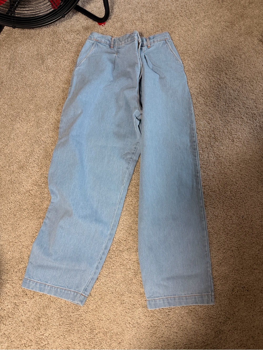 Big Bud Press Light Blue High-Waist Wide-Leg Jeans